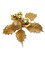 Set of 12: Sparkling Gold Glitter Holly Pick with Ornament Balls | Festive Holiday Decor | Trees, Wreaths, & Garlands | Christmas Picks | Home & Office Decor, Floral Home by Artificial Flowers